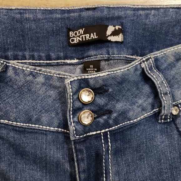 LADIES BODY CENTRAL EMBELLISHED JEANS SIZE 15 - Picture 3 of 16